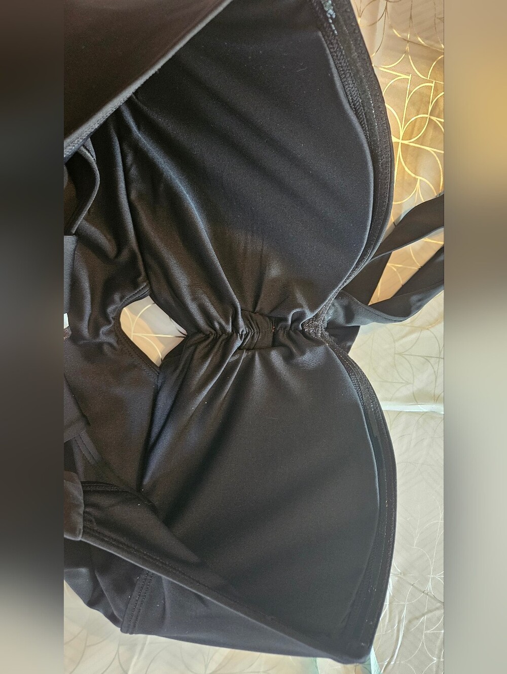 NWT Venus Rosette Halter One Piece Swimsuit Size 16 - Picture 3 of 12